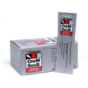 Chemtronics CS-25 - IPA Presaturated Foam-Tipped Swabs - 1 Box (25 Swabs)