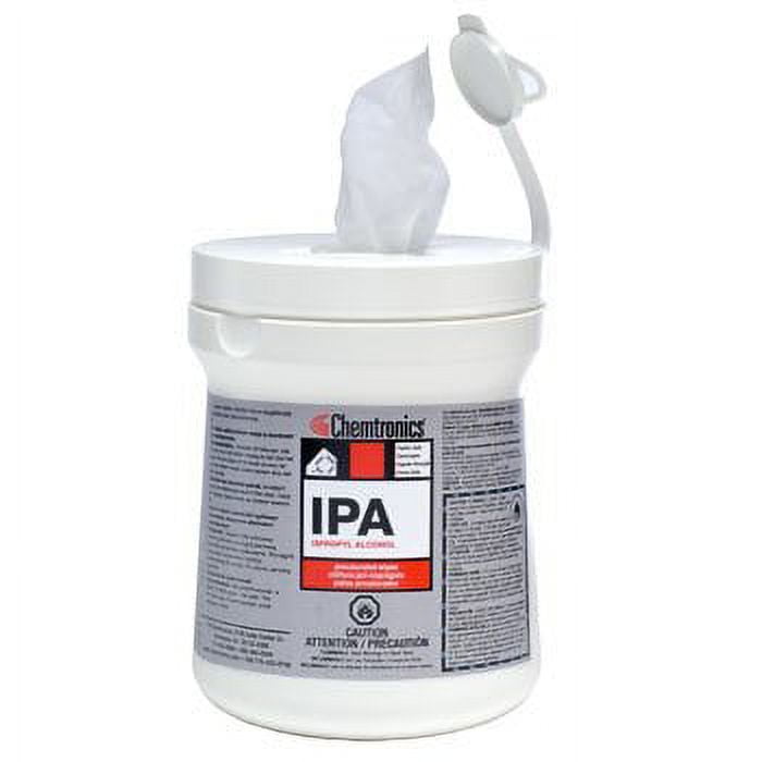 Chemtronics SIP-100P -   IPA Isopropyl Alcohol Presaturated Wipes  -   1 Tub -  FREE SHIPPING
