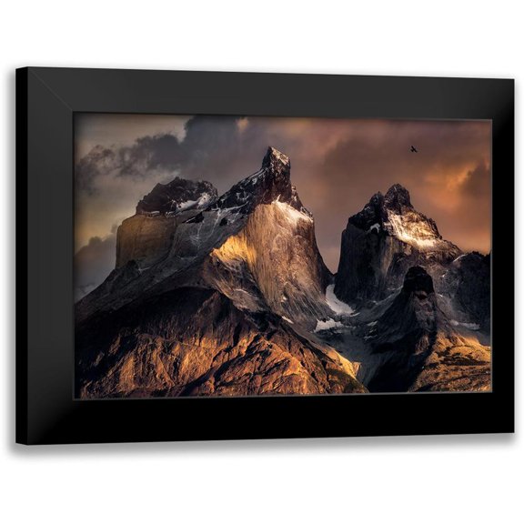 Chen, Vincent 14x11 Black Modern Framed Museum Art Print Titled - The Horns At Sunrise