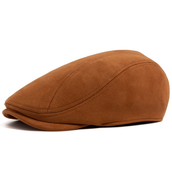 Chen Yuming New Suede Autumn Winter Beret Fashion Vintage Men Women Newsboy Hat Casual Flat Visor Cap Berets For 54-58cm Head Circum Ference