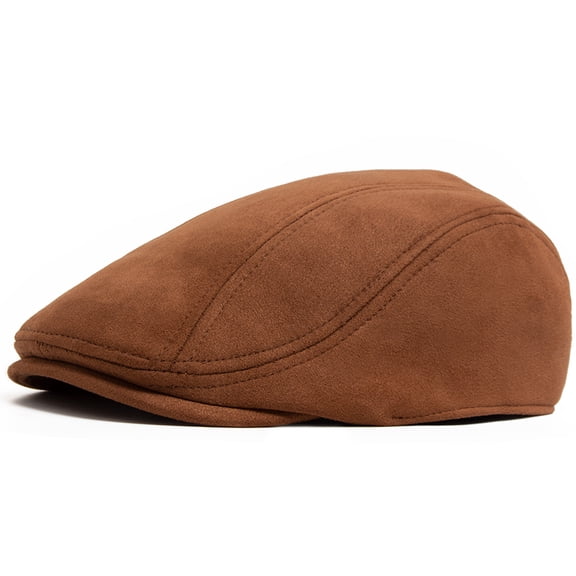 Chen Yuming New Suede Autumn Winter Beret Fashion Vintage Men Women Newsboy Hat Casual Flat Visor Cap Berets For 54-58cm Head Circum Ference