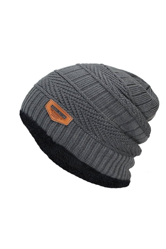 Winter Beanie Hat for Men Knitted Hat Winter Cap Beanie Women Thick Wool Neck Scarf Cap Balaclava Mask Bonnet Hats