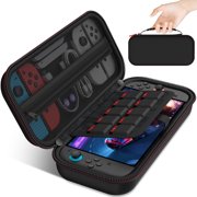 Daenfyy Carrying Case for Nintendo Switch 2, Protective Hard Shell Portable Switch Travel Case, Lightweight and Large Capacity, Accessories for Switch 2, Black