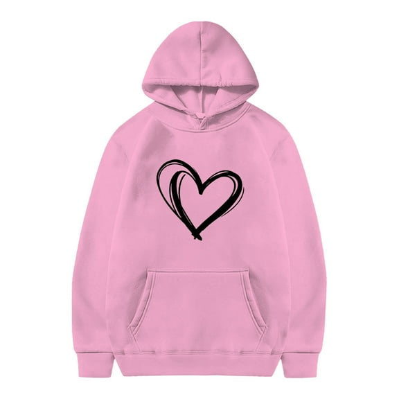 Chenglor Back To School Kids Hoodies Toddler Girl Long Sleeve Sweatshirts Girls First Day Of School Outfit Clothes for Girls Children's Fashion Clothes (5-6 Years Pink)