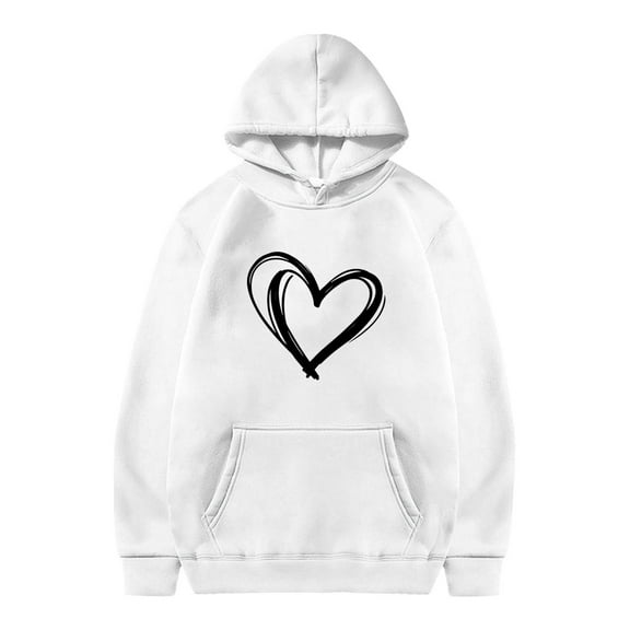 Chenglor Back To School Kids Hoodies Toddler Girl Long Sleeve Sweatshirts Girls First Day Of School Outfit Clothes for Girls Children's Fashion Clothes (7-8 Years White)