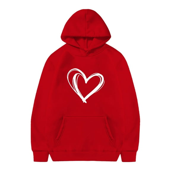 Chenglor Back To School Kids Hoodies Toddler Girl Long Sleeve Sweatshirts Girls First Day Of School Outfit Clothes for Girls Children's Fashion Clothes (9-10 Years Red)