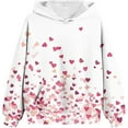 thumbnail image 1 of Chenglor Cool Hoodies for Girls Hoodies Graphic Girls Long Sleeve Preppy Clothes Pullover for Kids Stylish Printed Clothes, 1 of 5