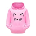 thumbnail image 1 of Chenglor Cute Hoodies for Girls Oversized Sweatshirts Back To School Sweatshirt for Girls Girls Clothes Size 7 Children's Fashion Clothes (10-11 Years Pink), 1 of 4