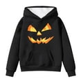 thumbnail image 1 of Chenglor Halloween Hoodie Kids Girls Boys Winter Hooded Sweatshirt Warm Pullover With Pockets for Outdoor Activities Ages 4 14 Years Soft Cozy Casual Wear, 1 of 3