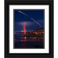 thumbnail image 1 of Chengming 15x18 Black Ornate Wood Framed with Double Matting Museum Art Print Titled - Super Moon Lunar Eclipse, 1 of 4