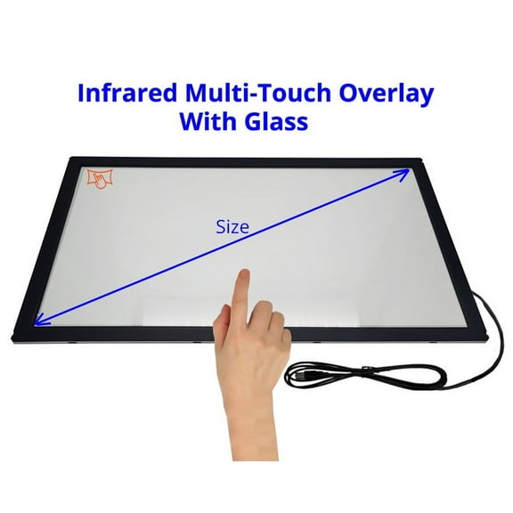 Chengying 21.5 inch Multi-Touch infrared touch frame IR touch panel Infrared touch overlay With Glass, For Sizes 21" to 22" - Suitable for Touch monitor, Touch screen, Touch whiteboard