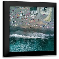 Chengzhou, Zhou 12x12 Black Modern Framed Museum Art Print Titled - Under The Heat