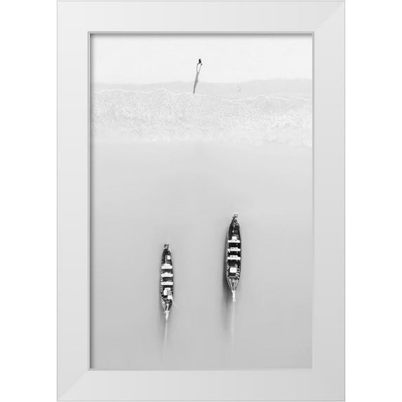 Chengzhou, Zhou 23x32 White Modern Wood Framed Museum Art Print Titled - Morning Exercises