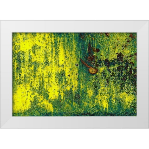 Chengzhou, Zhou 24x18 White Modern Wood Framed Museum Art Print Titled - Multi-Dimension Nature (Natural Outside Image)