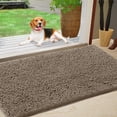 thumbnail image 1 of Chenille Absorbent Outdoor Doormat 30" x 20", Washable Muddy Door Mats for Dog Non Slip Indoor Doormat Dog Mat for Muddy Paw Front Inside Doormats for Entryway Beige, 1 of 9