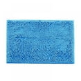 thumbnail image 1 of Chenille Bathroom Bath Rug Soft Absorbent Non-Slip Shower Mat, 20" x 32", Light Blue, 1 of 7