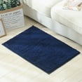 thumbnail image 1 of Chenille Bathroom Rug Shag Shower Mat Machine-Washable Plush Bath Mats with Microfibers, 1 of 9