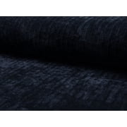 Chenille Cable Dress Fabric Navy Blue - per yard