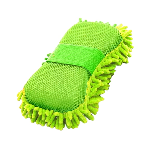 Chenille Car Mitt Chenille Car Wash Sponge Lint-free Reusable Scour Scrubber Scratch-free Absorbent Mitt for Auto Detailing Motorcycle Rv Paint