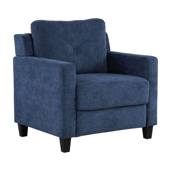 Chenille Chair with Easy Assembly / KD Design for Convenience