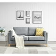 thumbnail image 1 of Chenille Fabric Sofas and Couches 72 Inches Long, Modern Couch Tufted Back Sofa, Armrest and Wooden Legs for Living Room, Apartment, Bedroom (Gray), 1 of 7