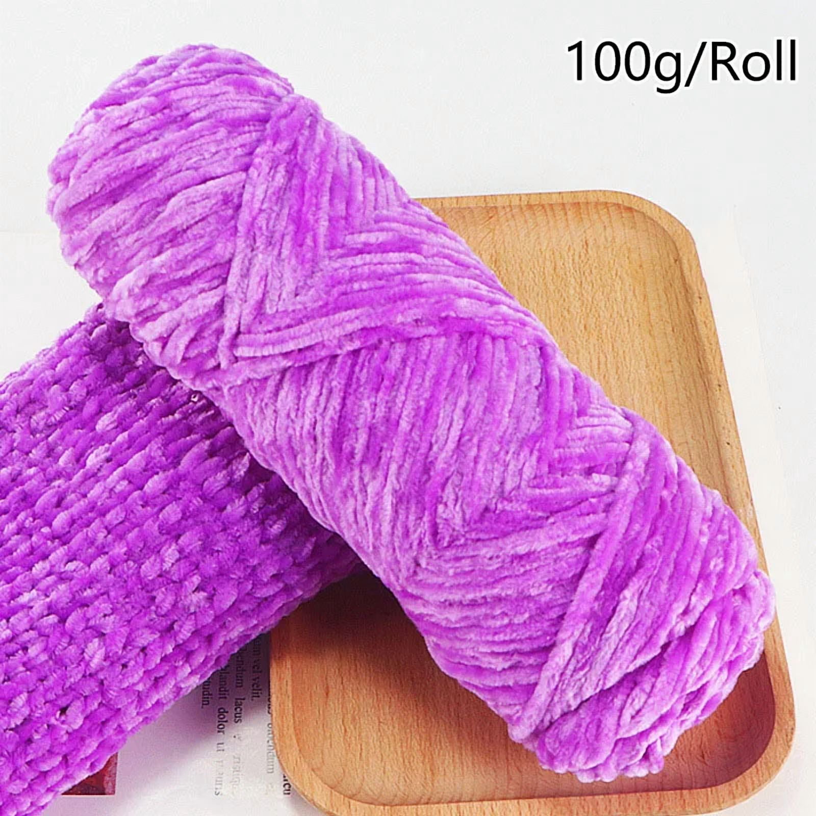 Chenille Gold Velvet YarnSoft Warm Scarf Line Hand Woven Yarn Hand ...