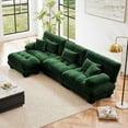 thumbnail image 1 of Modern Luxury Chenille L-Shaped Sofa for Living Room (220×80×75cm), 1 of 19