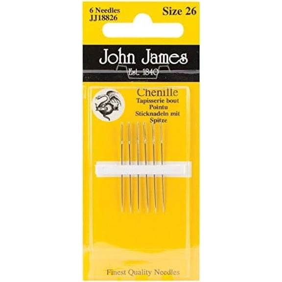 Chenille Hand Needles-Size 26 6/Pkg$$Art & Craft