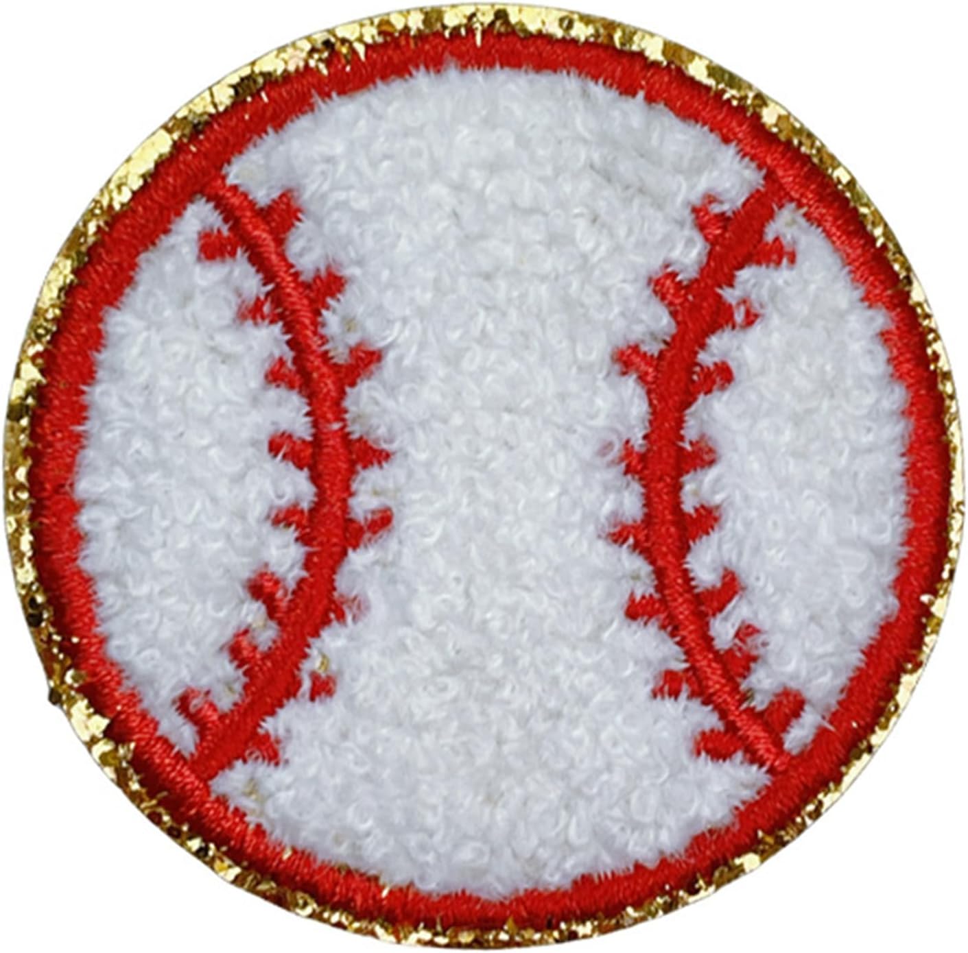 Chenille IronOn Embroidery Stickers, DIY Baseball Soccer Volleyball