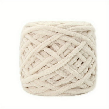 Chenille Knitting Yarn Soft Ice Strip Line Cotton Yarn DIY Wool Yarn for Hand Knitting Scarf Thick Wool Yarn