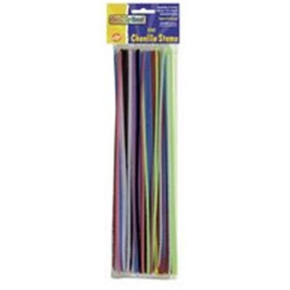 Chenille Kraft 711013 Stems- Dark Brown- 100 Piece