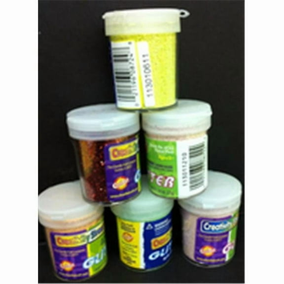 Chenille Kraft 8713 0.75 Oz. Glitter Sparkling Crystals- Red