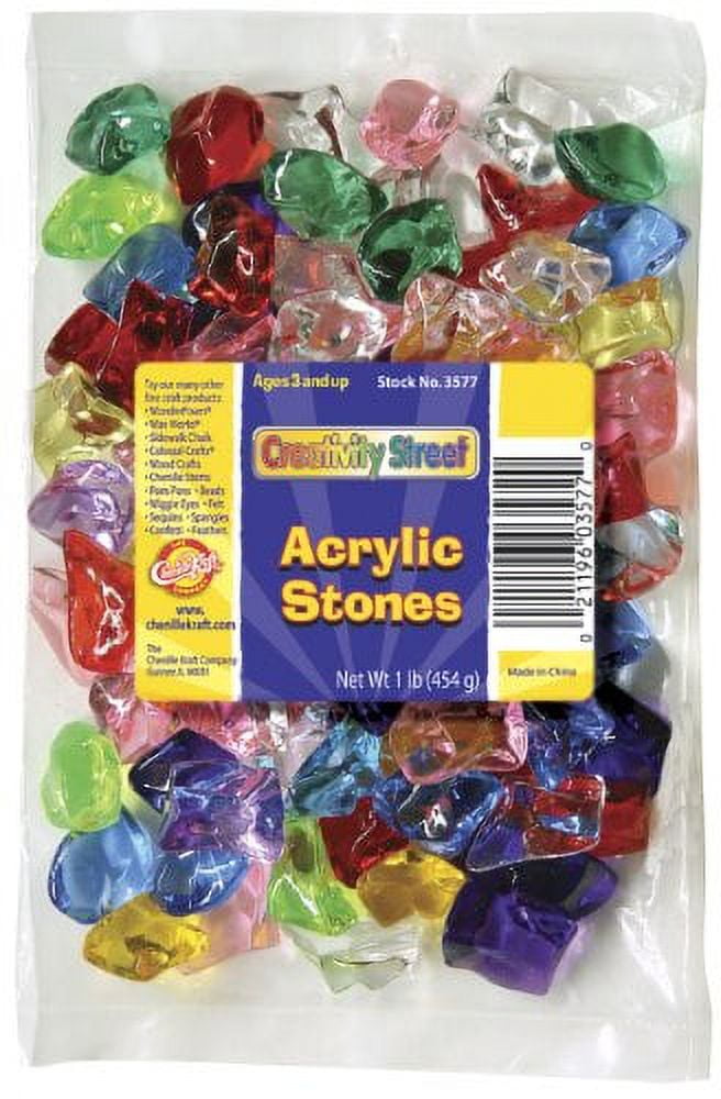 Chenille Kraft Assorted Shape Acrylic Stones, 1