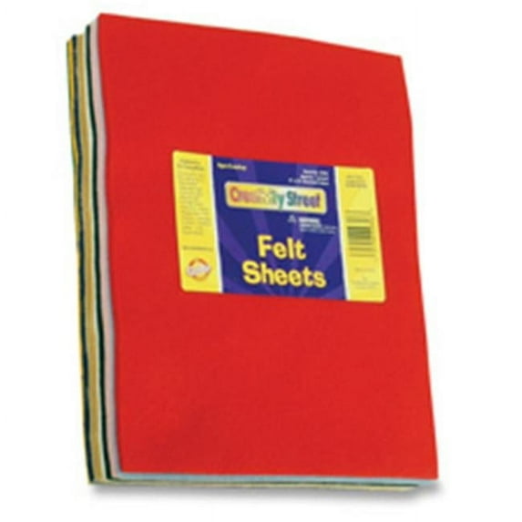 Chenille Kraft Company CKC3904 Felt Sheets- One pound Of 9in.x12in.- Assorted Colors