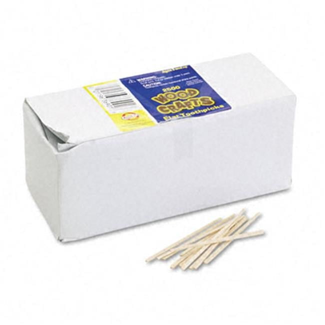 高い信頼 厚い信頼 per 500 2 Toothpicks Wood Flat Kraft Chenille Pack Walmart.com - 事務用品