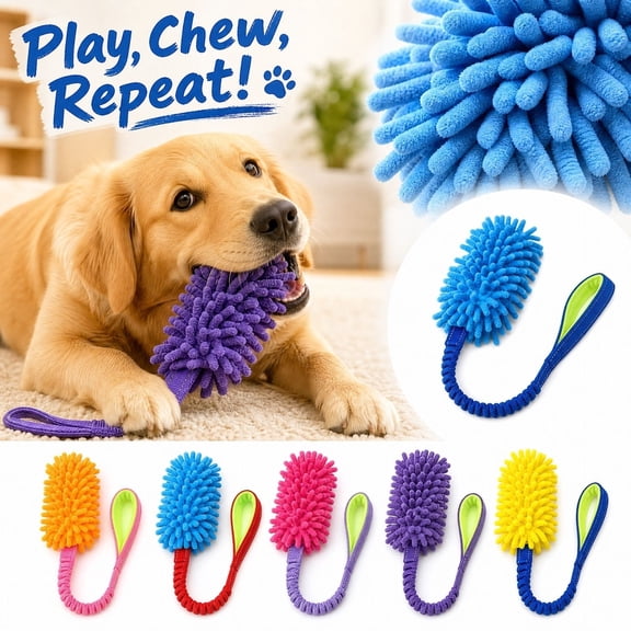 Chenille Microfiber Car Wash Mitt, Handheld Detailing Brush with Wrist Strap, Free Tool for Vehicle Interior Exterior, Home Surfaces and Household Tasks