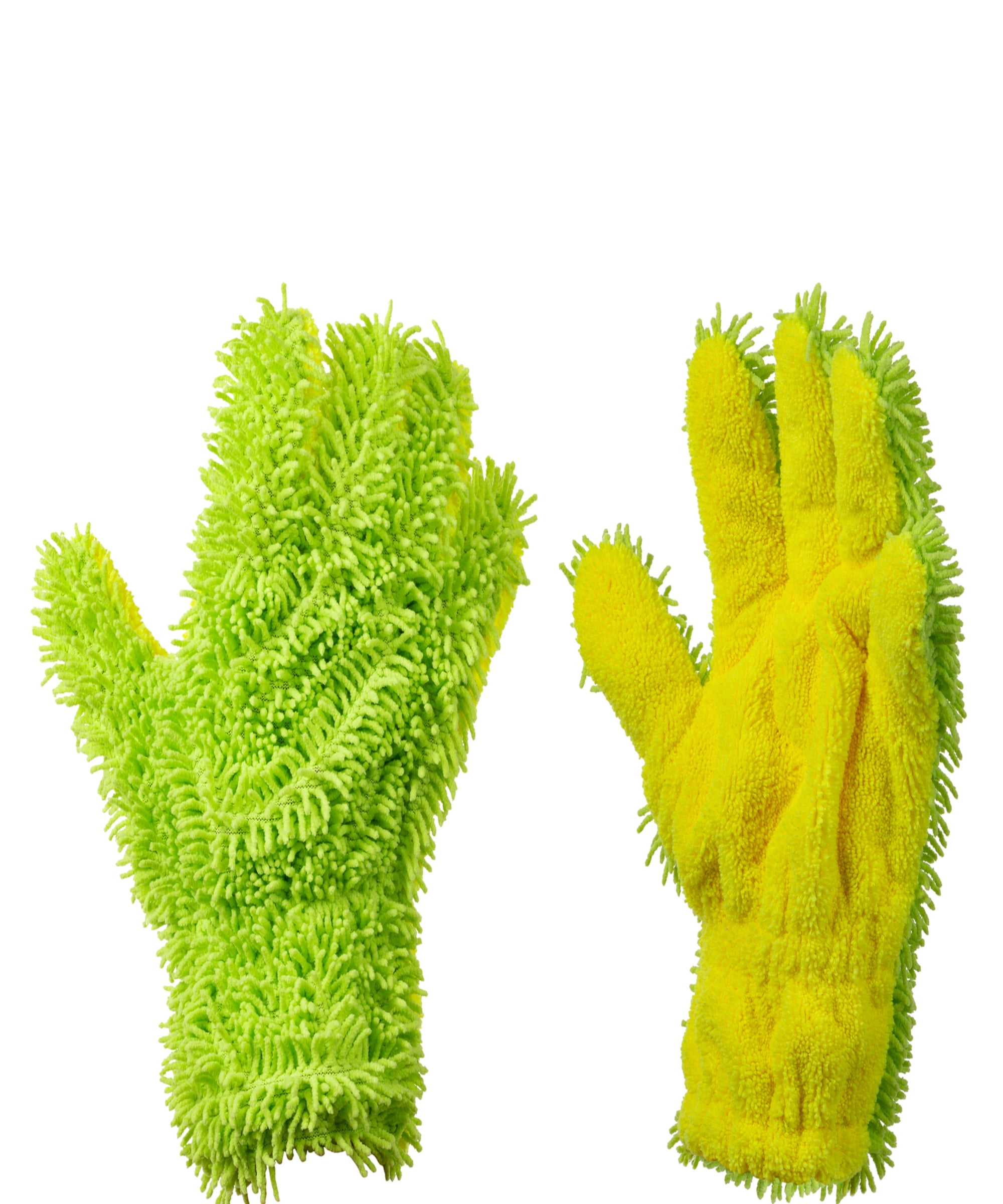 Microfiber Dusting Gloves, For Home, Finger Type: Full Fingered at