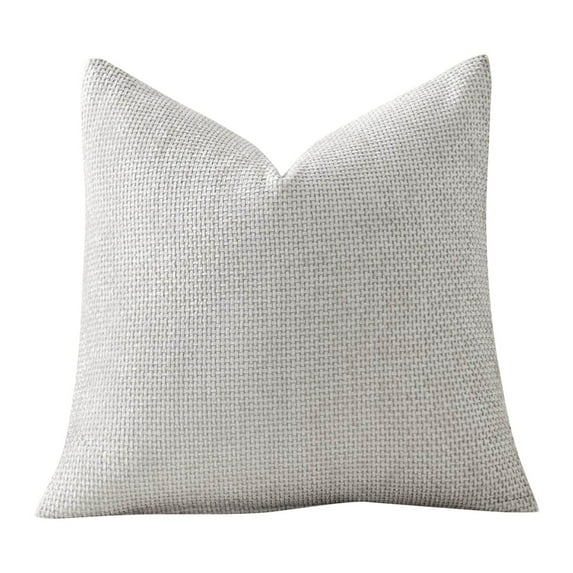 Chenille Pillow Covers 18x18 Inch - Soft Textured Decorative Throw Pillow Covers for Couch, Farmhouse Accent Cushion Covers, Boho Home Decor for Sofa Bedroom Living Room