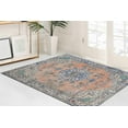 thumbnail image 1 of Chenille Rug, Home Decor Rug, Cool Rug, Floral Pattern Rug, Vintage Style Rug, Bohemian Rug, Corridor Rug, Medallion Rugs, Large Rug, 2.6'x9.2' - 80x280 cm, 1 of 8