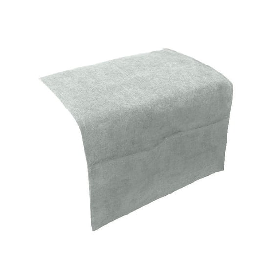 Chenille Sofa Armrest Cover Anti-Slip Couch Furniture Protector for Recliners Armchairs and Sectionals 16x43 Inch Ice Blue