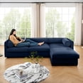 thumbnail image 1 of Chenille Sofa with Ergonomic Backrest - Relaxing at Home, Superior Back Support, 1 of 6