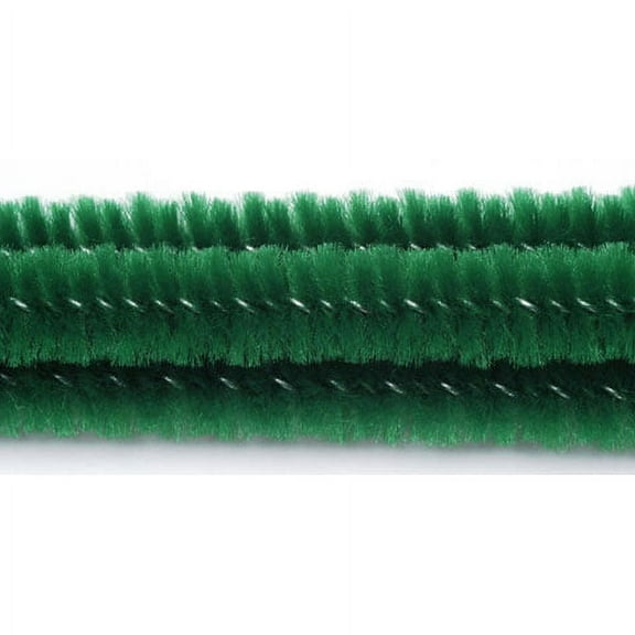 Chenille Stems Emerald Green 6Mmx12In 25Pc