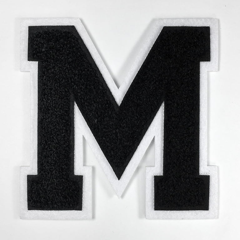 Chenille Stitch Varsity Iron-On Patch by pc, 4-1/2
