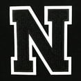 thumbnail image 1 of Chenille Stitch Varsity Iron-On Patch by pc, 4-1/2", Black/White, TR-11648 (Letter N), 1 of 1