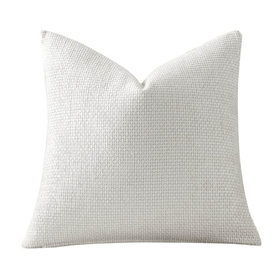 Chenille Throw Pillow Covers Neutral Beige Decorative Pillow Cases Soft Farmhouse Accent Cushion Covers for Sofa Bedroom Living Room Home Decor Interior Design and Cozy Style Enhancement