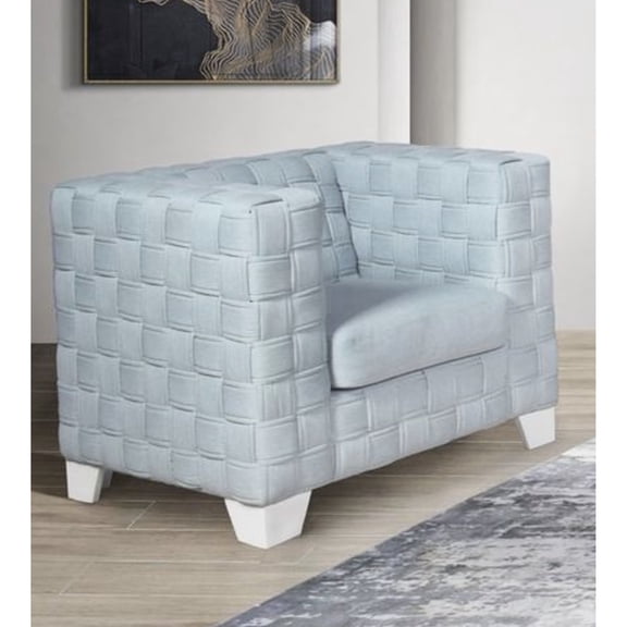 Chenille Upholstered Office Chair | Productive Workspace Seating | Weaved Style Upholstery | Durable Synthetic Wood Build