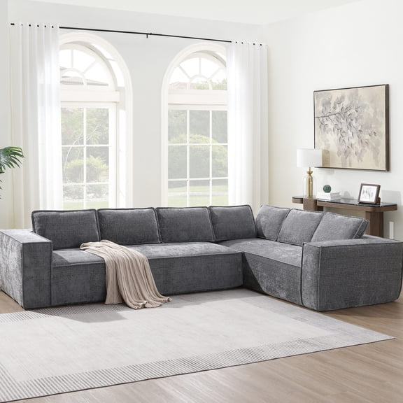 Chenille Upholstery, No Assembly Required - Full Compression, Light for Moving