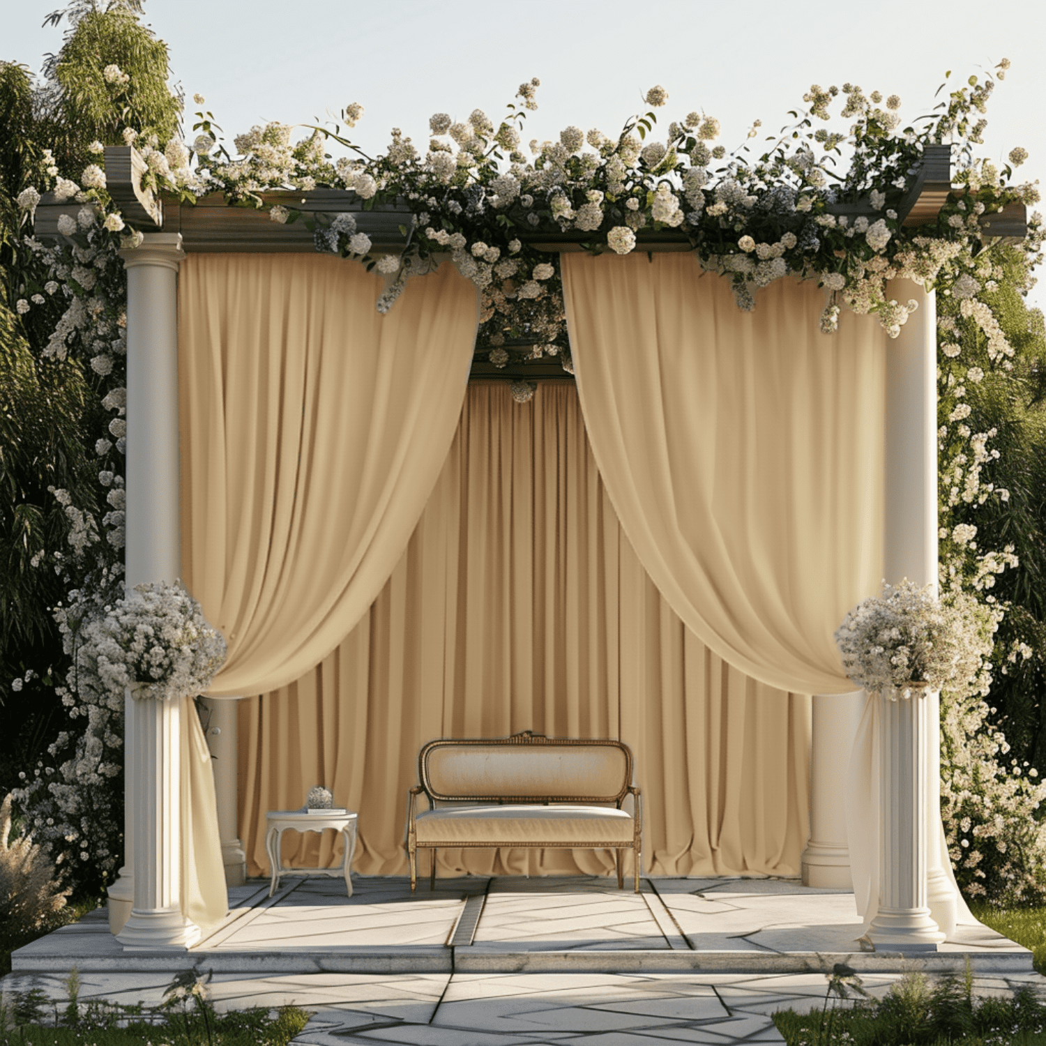 Chenille Velvet Curtains with Grommets Thermal Insulated Soundproof