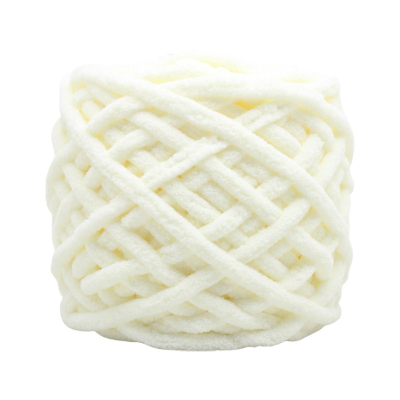 Chenille Yarn Chunky Chenille Yarn for Crochet Fluffy Yarn 𝐁𝐚𝐛𝐲 Yarn for Crocheting Soft for Knit Sweaters, Blankets, Shoes, Scarves, Clothes
