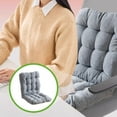 thumbnail image 1 of Chenilles Solid Color Seat Cushion for Kitchen and Office - Soft, Comfortable, and Tie-On Design for Chairs and Backrests, 1 of 6